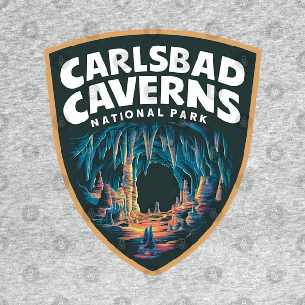 Carlsbad Caverns National Park Cave Emblem by Perspektiva